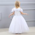 thumbnail image 3 of Girls Princess Dress with Butterflies 5 Layers Fancy Dress Up Costume, 3 of 5