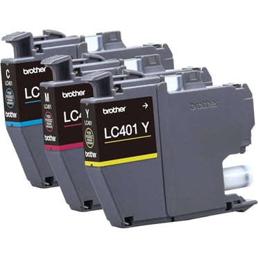Brother LC4013PKS Ensemble de 3 cartouches d'encre couleur authentiques à rendement standard