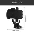 thumbnail image 2 of Raindrops Car Mount Holder with 360 Degree Rotation and Padded Back for Secure Phone and GPS Positioning Black, 2 of 7