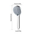 thumbnail image 4 of Pommeau de Douche Plastique Détachable Multi-modes Réglable Électroplaque Suspendue Anti-Rouille Remplacement Pulvérisateur Haute Pression Arroseur Type8, 4 of 9