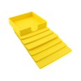 thumbnail image 3 of ziyahi Square Drinks Coaster Silicone Cup Tea Mat Square Cup Holder Mug Glasses Set Yellow, 3 of 8