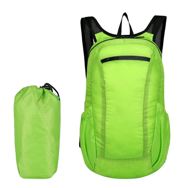 Sac à Dos de Rangement Pliable Sport Ultraléger Pliable Femmes Hommes Camping Plein Air Voyage Randonnée Avion