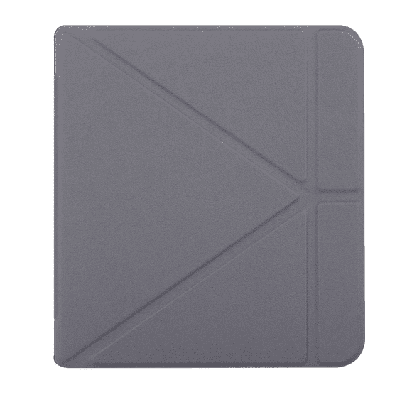 TFixol Étui Mince en Cuir PU pour Liseuse Kobo Libra H2O 7 Pouces avec Fonction Veille/réveil, Léger et Protecteur, Offert en Gris