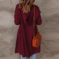 thumbnail image 4 of Pisexur Cardigan à Manches Longues pour Femmes Mode Haut Cardigan Poche Manteau Décontracté Long Ouvert Cardigans, 4 of 7