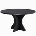 thumbnail image 1 of AKDSteel 47" Round Dining Table For 4–6 People, Circle Kitchen Table With Sturdy Pedestal Base For Small Dining Spaces, 1 of 7