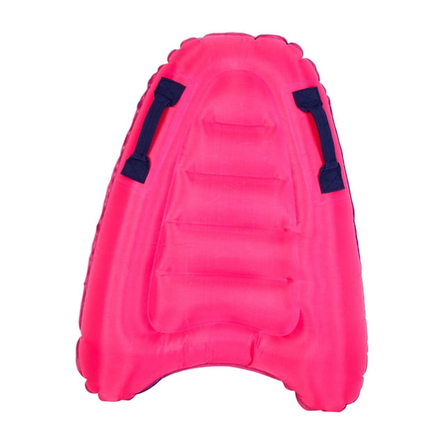 Lipstore Planche de Surf Gonflable pour Adultes et Enfants avec Poignées Radeau de Piscine Gonflable en PVC Plage Rose