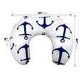 thumbnail image 2 of Ergonomic Navy Blue Large Anchor Nursing Pillow, #1pcs037fp, 2 of 3