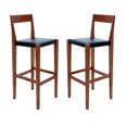 thumbnail image 1 of Heavenly Collection Tabouret de Comptoir en Noyer, 1 of 3