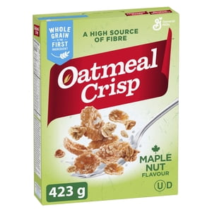 Oatmeal Crisp Petit déjeuner céréales, noix d'érable, haute fibre et grains entiers, 423 g