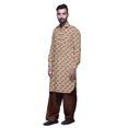thumbnail image 2 of Atasi Kurta Pathani Classique à Col pour Garçons Chemise en Rayonne à Poche avant, 2 of 5