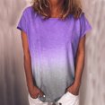 thumbnail image 2 of Birdeem T-Shirt Tunique à Manches Courtes Dégradé pour Femmes, 2 of 7
