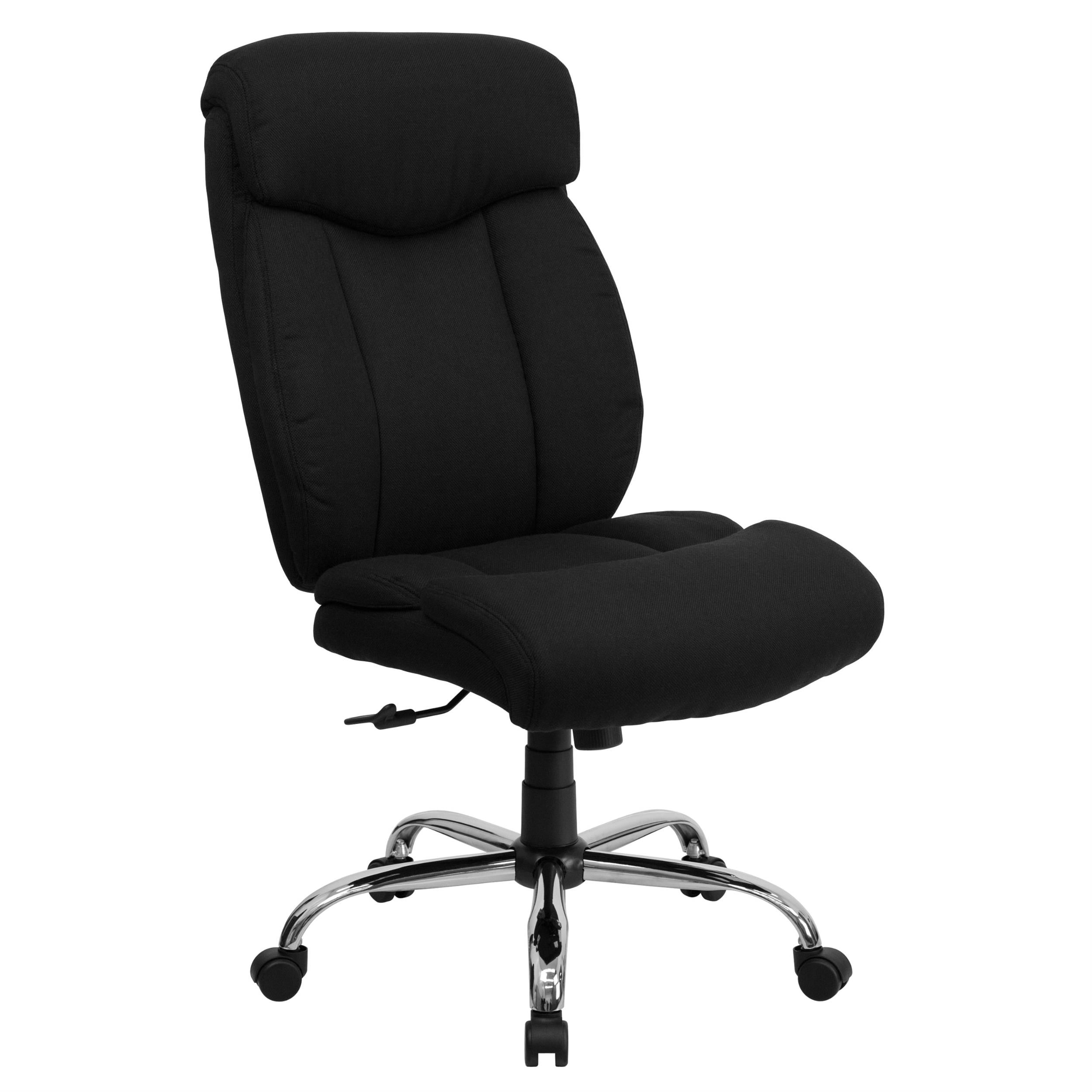 Pemberly Row Chaise de Bureau Moderne / Contemporaine en Tissu Noir