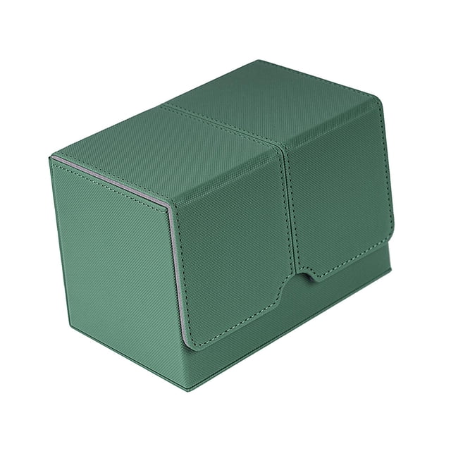 Milaget Card Deck Box Card Deck Storage Box Game s Gathering Card Toy Deck Green