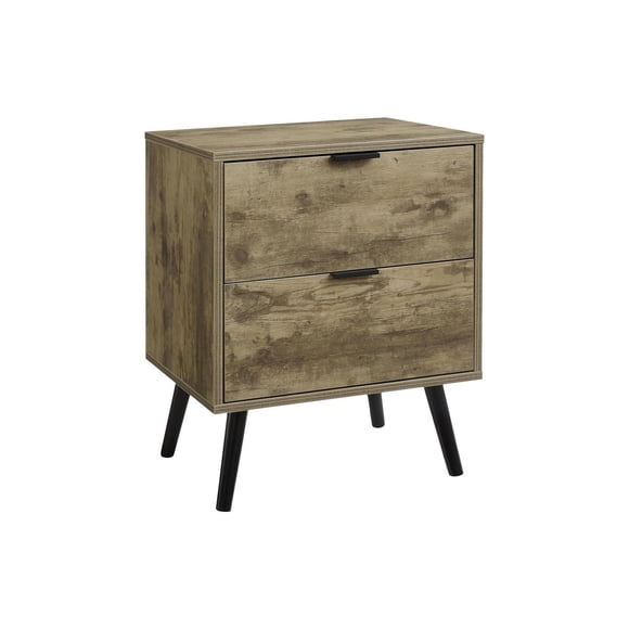 Monarch Specialties Table D'appoint, Chambre À Coucher, Bout, Salon, Table De Nuit, Table D'appoint, Tiroir De Rangement, Stratifié Noyer, Moderne, Contemporain