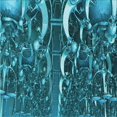 thumbnail image 1 of Ahgly Company Machine Washable Indoor Square Transitional Dark Turquoise Green Area Rugs, 4' Square, 1 of 7