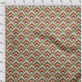 thumbnail image 3 of oneOone Polyester Lycra Fabric Argyle Style Ikat Print Fabric BTY 56 Inch Wide, 3 of 4