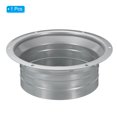 thumbnail image 3 of Unique Bargains Raccord de Conduit de 5 Pouces Bride Métallique Raccord Droit Bride de Tuyau Ronde Conduit de Ventilation, 3 of 5
