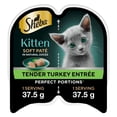 thumbnail image 1 of SHEBA PERFECT PORTIONS Kitten Wet Cat Food Soft Paté Tender Turkey Entrée, 1 of 8