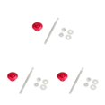 thumbnail image 3 of Ruiboury Lightweight Hood Lock For Car Modification Security Sleek Affordable red DP17-32 3Set, 3 of 6