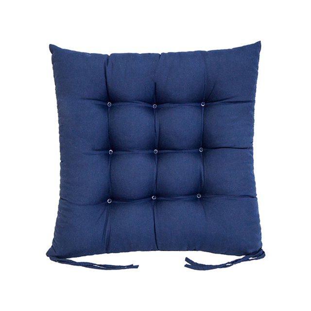 Maytalsory Coussin Respirant en Tissu Polyester Remplissage de Perles Libération de Pression Tissu Polyester Confortable et Respirant Bleu Foncé 1Set