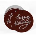 thumbnail image 2 of Inkdotpot Pack Of 100 Happy Holiday Favor Paper Tags Craft Real Silver Foil Hang Tags, 2 of 6