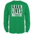 thumbnail image 1 of Irish Lives Matter Mens Long Sleeve T Shirt, 1 of 1