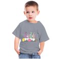 thumbnail image 1 of TIMIFIS T-Shirt de Pâques pour Tout-Petits Garçons Filles T-Shirts Graphiques Été Mignons Gnomes Lapin Œufs Imprimé Col Rond Manches Courtes, 3 Ans, 1 of 4