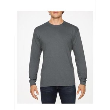 Gildan B082424540 Adulte 5,3 oz Coton Lourd à Manches Longues T-Shirt&44; Bruyère Foncée - Moyen