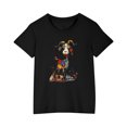 thumbnail image 1 of RXIRUCGD 2025 Vêtements d'Été pour Enfants T-shirt Imprimé Mode Mignon Col Rond Manches Courtes, 1 of 5