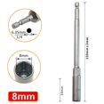 thumbnail image 1 of MYG 1 Pce Écrou Hexagonal de 150 mm pour Conducteur, Adaptateur de Foret, Clé de Douille, Manchon d'Extension, 1 of 8