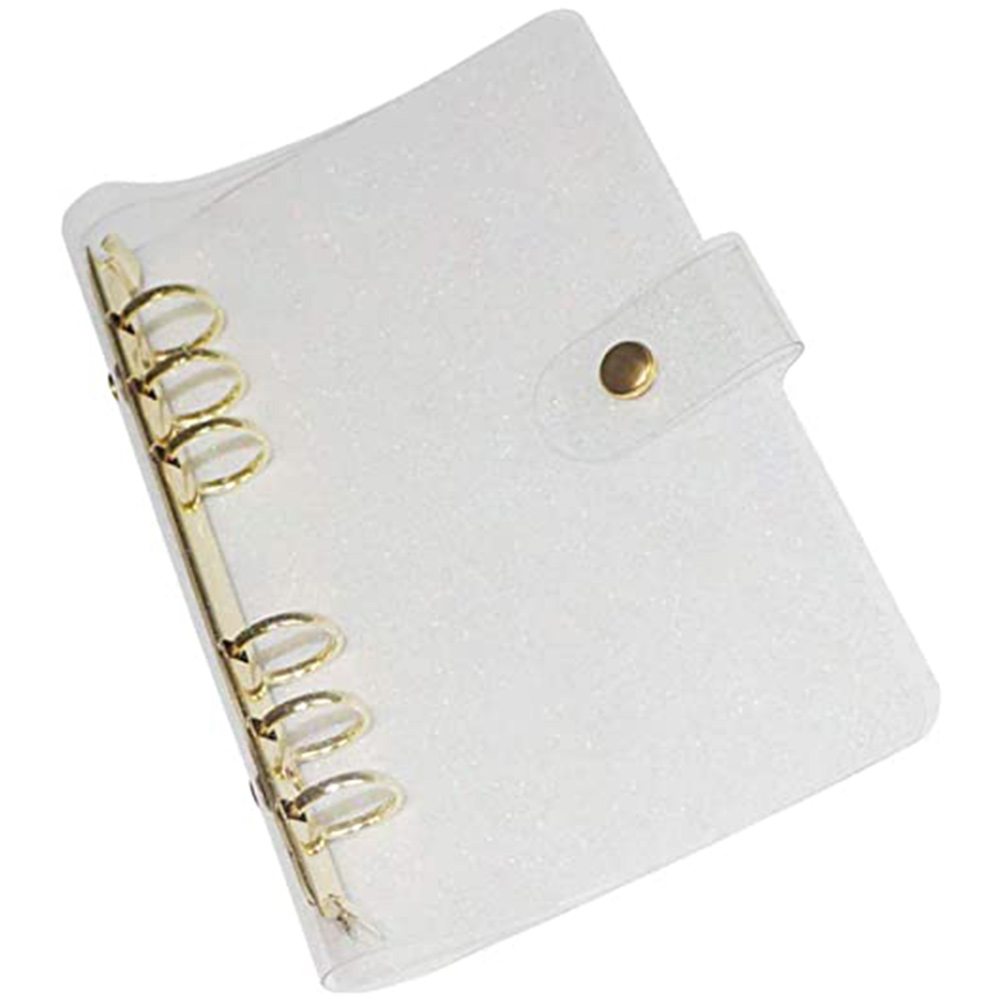 Binder Notebook Shell Binder Cover Scrapbook PVC Cover Refillable Planner Binder Cover A6