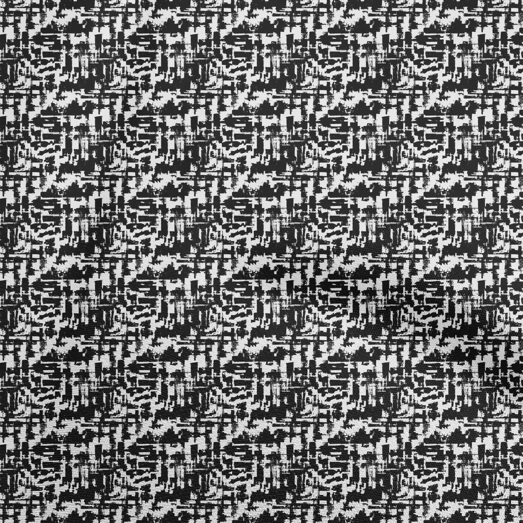 oneOone Silk Tabby Black Fabric Abstracts Craft Projects Decor Fabric Printed By The Yard 42 Inch Wide