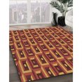 thumbnail image 3 of Ahgly Company Machine Washable Indoor Rectangle Transitional Orange Area Rugs, 7' x 10', 3 of 7