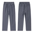 thumbnail image 3 of RXIRUCGD 2025 Summer Clothes for Kids Children's Spring And Summer Solid Color Suit Pants And Full Length Pants For Kids, 3 of 7
