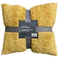 thumbnail image 3 of Hometrends Solid Fur Decorative Pillow (Set of 2) - Teal, 3 of 3