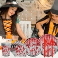 thumbnail image 4 of LSLJS Halloween Party Tableware Set Disposable Scary Party Tablecloth Halloween Theme Party Halloween Decorations, 4 of 4