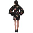thumbnail image 4 of Moomaya Peignoir en Coton pour Femmes Robe de Chambre Imprimée Courte Peignoir de Douche Nuptiale, 4 of 6
