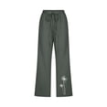 thumbnail image 5 of Pantalon à Jambe Grand pour Femmes Mode Pantalon Décontracté pour Femmes à Imprimé Élastique Ample Pantalon Droit à Jambe Grand avec Poche Pantalon à Jambe Grand Femmes Pantalon à Jambe Grand pour Femmes Pantalon à Jambe Droite Femmes, 5 of 5