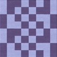 thumbnail image 1 of Ahgly Tapis d'Intérieur Lavable en Machine Carré Transitionnel Mimosa Violet, 8 Pieds Carré, 1 of 7