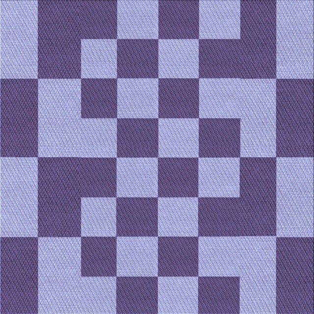 Ahgly Tapis d'Intérieur Lavable en Machine Carré Transitionnel Mimosa Violet, 8 Pieds Carré