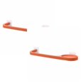 thumbnail image 1 of Oleegame 2PC Spoon And Lid Rest Wall Mounted Towel Rack Hanging Plastic Towel Bar Storage Rack Bathroom Rack Single Bar Bath Towel Rack Orange, 1 of 9