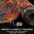 thumbnail image 4 of ENHANCE TCG Playmat - Tabletop Card Playmat with Stitched Edges, Smooth Surface, and Drawstring Travel Pouch - Compatible with MTG, YuGiOh, Pokemon, Lord of The Rings, and Other TCG and LCG - Flames, 4 of 9