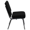 thumbnail image 3 of Flash Furniture Hercules Series 21''W Stacking Church Chair in Black Fabric, 3 of 9