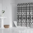 thumbnail image 4 of Mid Century Neutral Geometric Abstract (5) Shower Curtains Reusable Shower Liner,Simple Polyester Bathroom Curtain,bath curtain shower liners with plastic hook 72x72Inch, 4 of 4