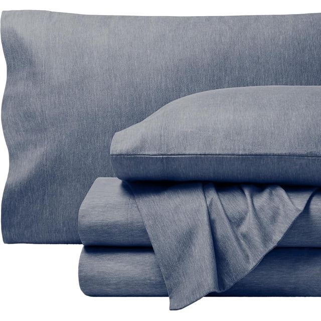 Flannel Sheet Set Cotton Velvety Soft Heavyweight - Double Brushed Flannel - Deep Pocket (Queen Grey)