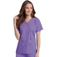 thumbnail image 1 of Landau Essentials Haut d'Uniforme à Boutons-Pression pour Femme, Coupe Classique Décontractée, Col en V, 4 Poches, 1 of 6