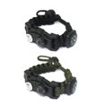 thumbnail image 2 of Survival Bracelets - Compass, Flint Fire Starter, Whistle, Adjustable Wrist Size, 2 of 4
