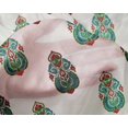 thumbnail image 4 of oneOone Silk Tabby White Fabric Floral & Paisley Block Craft Projects Decor Fabric Printed By The Yard 42 Inch Wide, 4 of 4