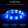 thumbnail image 4 of 3 Modes LED Dog Collar USB Rechargeable Cuttable Glowing Dog Necklace for Small Medium Large Dogs, 4 of 9
