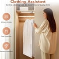 thumbnail image 4 of TopLLC Kitchen Organization Clear Garment Bags For Hanging Clothes Clothes Covers Protecting Full Zipper Suit Bags Garment Cover For Closet And Cloth Storage Protector Cover, 4 of 8
